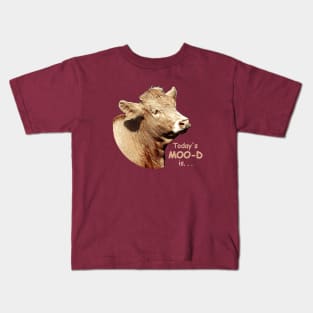 Todays Moo-d is... No.1 Kids T-Shirt